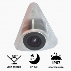 Камера переднього виду Prime-X B8010W з широким кутом огляду VOLKSWAGEN Polo (2012).