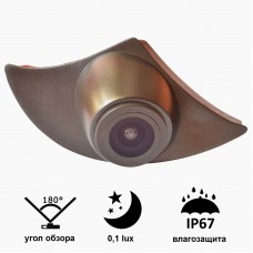 Камера переднього виду Prime-X B8078W з широким кутом огляду TOYOTA Corolla (2014 - 2017).