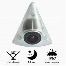 Камера переднього виду Prime-X B8008W з широким кутом огляду VOLKSWAGEN Passat (2010 - 2015).