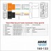 Разъем для штатной магнитолы Honda AWM 160-133