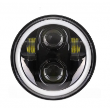 Світлодіодна фара StarLight JR-5,7" DRL+поворот ВАЗ 2106, BMW, Альфа (∅144мм)