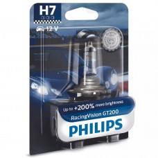 Галогеновая лампа PHILIPS 12972RGTB1 H7 55W 12V RacingVision GT200 +200% B1