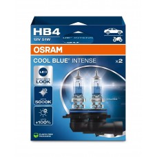 Комплект галогенових ламп OSRAM HB4 9006CBN-2HB Cool Blue Intense NG +100% 5000K 51W 12V P22d (2 шт)