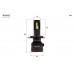 Комплект світлодіодних ламп Infolight S2 H4 60W