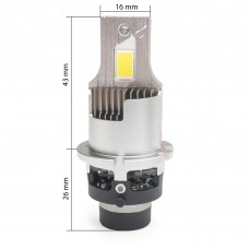 D2 (5000К) Prime-X D LUX комплект світлодіодних ламп (2 шт.)