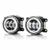 Комплект протитуманних LED фар AllLight FB-411 D=90мм DRL+поворот (Renault, Citroen, Ford, Mitsubishi, Peugeot, Subaru) – AllLight – LED-фари <br><br> Купити в Autoprodrive – Оригінальна якість – Зручно отримати у відділенні – Оплата онлайн – Технічна під