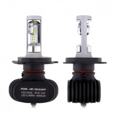 Комплект світлодіодних ламп HeadLight S1 H4 6000K 4000lm з радіатором 12-24V