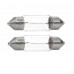 Комплект вказівних ламп розжарювання OSRAM 6438-2BL C10W 31mm 12V SV8.5-8 Blister (2 шт)