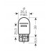 Вказівна лампа розжарювання HeadLight WY21/5W 12V W3X16q AMBER