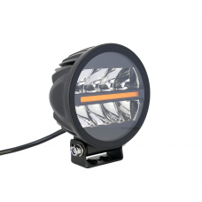 Світлодіодна фара StarLight SL-D0440D кругла, дальнє світло WHITE + DRL 37W 4000Lm 5700K 12/24V (∅138мм)