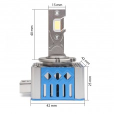 D1 (5000К) Prime-X D LUX комплект світлодіодних ламп (2 шт.)