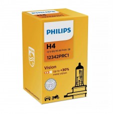 Галогеновая лампа PHILIPS 12342PRC1 H4 60/55W 12V P43t Premium +30%