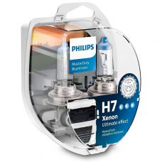 Комплект галогеновых ламп PHILIPS 13972MDBVS2 H7 70W 24V PX26d MasterDuty BlueVision