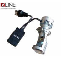 Лампи-лінзи світлодіодні Qline Alpha H4 Projector 50/70Вт 6000K (2шт)