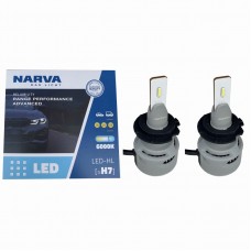 Комплект світлодіодних ламп NARVA H7 Range Power Advanced +100% 6000K 12/24V (181838100)