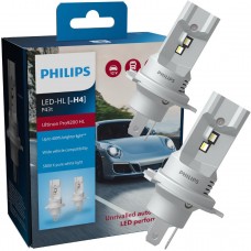 Комплект світлодіодних ламп PHILIPS H4 (P43t) 11342U92X2 LED Ultinon Pro9200 +400% 12/24V