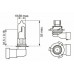 Галогенова лампа BOSCH ECO HIR2 (9012) 55W 12V Standart (1987302828)