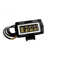 Світлодіодна фара StarLight HP-GZD-307-01 ближнє світло (біле+жовте) + DRL 12/24V