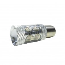Світлодіодна лампа StarLight T25 10 діодів CREE XB-D PY21W BA15S з лінзою AMBER USA 12/24V
