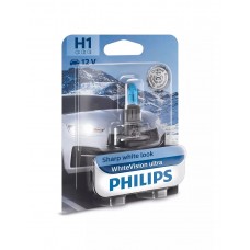 Галогеновая лампа PHILIPS 12258WVUB1 H1 12V 55W P14,5s WhiteVision Ultra +60% (3700K)