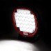 Світлодіодна фара StarLight HP-GZD-088-Red кругла, дальнє точкове біле світло 45W 4500Lm 6000K 12/24V (∅220мм)