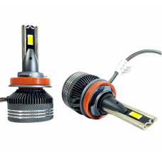 Комплект світлодіодних LED ламп Sanvi V2 H11/H8/H9 (PGJ19) Canbus 65W 16000Lm 5500K 12V