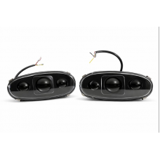 Комплект протитуманних LED фар StarLight Daewoo Lanos/Sens ближнє світло + DRL (металевий корпус) 80W ПТФ FOG