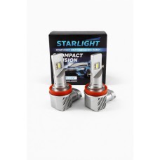 Комплект світлодіодних ламп StarLight Compact Vision H11/H8/H16 PGJ19 6000K 12/24V (пасивне охолодження)