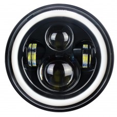 Світлодіодна фара AllLight JR-4-45W 3chip CREE ближнє+дальнє (DRL+поворот) НИВА, ВАЗ, ГАЗ, УАЗ, JEEP, VW