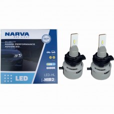 Комплект світлодіодних ламп NARVA HIR2 Range Power Advanced +100% 6000K 12/24V (181868100)
