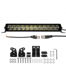 Світлодіодна балка (люстра) StarLight SL-3322 дальнє світло WHITE + DRL 90W 10500Lm 12/24V (57см)