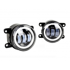 Комплект протитуманних LED фар StarLight SB-350+DRL D=90мм біле світло (Renault, Citroen, Ford, Mitsubishi, Opel, Peugeot, Subaru)