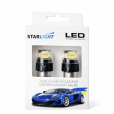 Комплект світлодіодних ламп StarLight Vision P21W (T25) BRS LED BA15S 1156 WHITE 6000K 12/24V