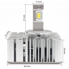 D5 (5000К) Prime-X D LUX комплект світлодіодних ламп (2 шт.)