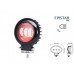 Светодиодная фара AllLight 30W(B) 3chip spot 9-30V КРУГЛАЯ (RED)