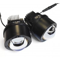 Світлодіодні лінзи протитуманні LED Qline AES 3" (2 шт)