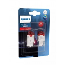 Комплект светодиодных ламп Philips 11065U30RB2 W21W LED 12V Ultinon Pro3000 RED