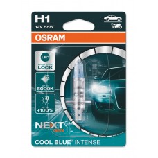 Галогеновая лампа OSRAM H1 64150CBN-01B 12V 55W P14.5s Cool Blue Intense Next Gen +100% Blister (1 шт)