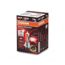 Галогеновая лампа OSRAM H7 64210NBS Night Breaker Silver +100 55W 12V PX26d (1 шт)