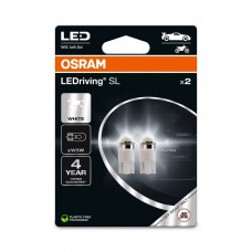 Комплект світлодіодних ламп OSRAM 2825DWP-2BL W5W (T10) LED 6000K 12V W2.1X9.5d WHITE (2 шт)