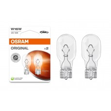 Комплект вказівних ламп розжарювання OSRAM 921-2BL W16W 12V W2.1X9.5D Blister (2 шт)