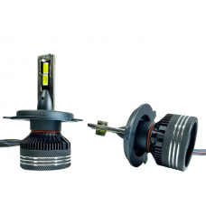 Комплект світлодіодних LED ламп Sanvi V2 H4 (P43t) Canbus 65W 16000Lm 5500K 12V