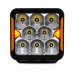 Світлодіодна фара StarLight SL-W0240F квадратна, ближнє світло WHITE + DRL 40W 4800Lm 5700K 12/24V