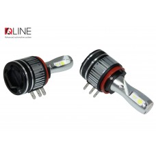 Лампи світлодіодні QLine Ultra +200% 55W H15 6000K (2шт.) 12V