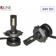 Лампи світлодіодні QLine DualVision 65W H4 24V 6000K (2шт.)