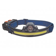 Фонарь аккумуляторный налобный W678-1 3W+COB5W