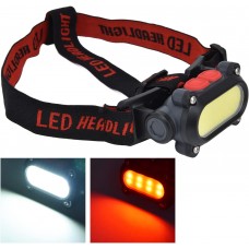 Фонарь аккумуляторный налобный KX-209 COB 7W