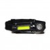 Фонарь аккумуляторный налобный WJ-988 3W+COB3W