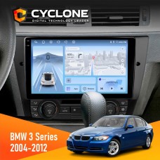 Штатна магнітола BMW 3 Series (E90, E91, E92, E93) 2004-2012 Cyclone 4x64, DSP, 4G, 2k