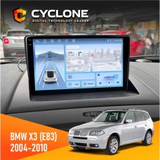Штатна магнітола BMW X3 (E83) 2004-2010 Cyclone 4x64, DSP, 4G, 2k